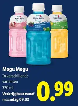 Lidl Mogu Mogu aanbieding