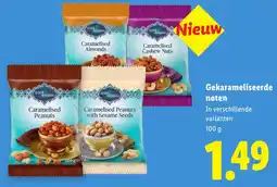 Lidl Gekarameliseerde noten aanbieding