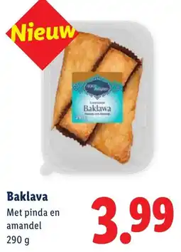 Lidl Baklawa aanbieding