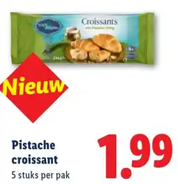 Lidl Pistache croissant aanbieding