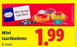 Lidl Mini taartbodems aanbieding