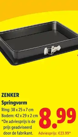 Lidl Zenker Springvorm aanbieding