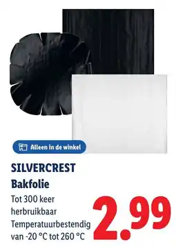 Lidl Silvercrest Bakfolie aanbieding