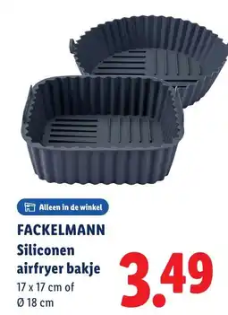 Lidl Siliconen airfryer bakje aanbieding