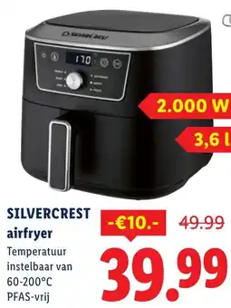 Lidl Silvercrest airfryer aanbieding