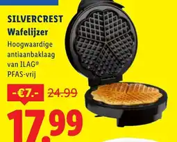 Lidl Silvercrest wafelijzer aanbieding
