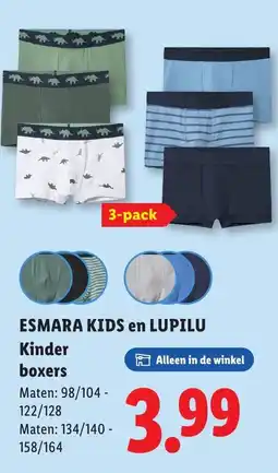 Lidl Kinder boxers aanbieding