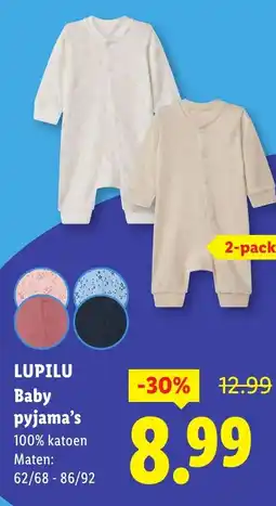 Lidl Baby pyjama's aanbieding