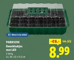 Lidl Kweekbakjes met led aanbieding