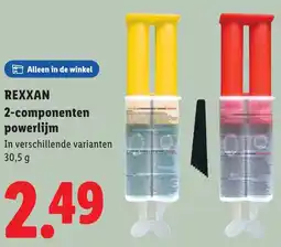 Lidl Rexxan 2 componenten powerlijm aanbieding