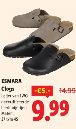 Lidl Esmara clogs aanbieding