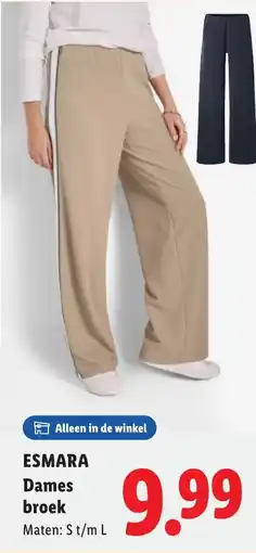 Lidl Esmara dames broek aanbieding