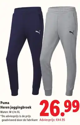 Lidl Puma Heren joggingbroek aanbieding