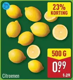 ALDI Citroenen aanbieding