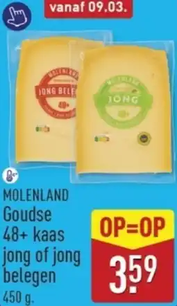 ALDI Molenland Goudse 48+ kaas jong of jong belegen aanbieding