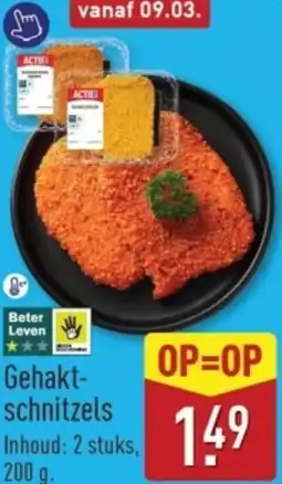 ALDI Gehaktschnitzels aanbieding