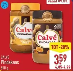 ALDI Calvé Pindakaas aanbieding