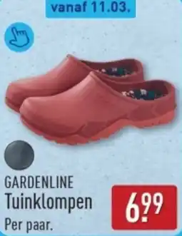 ALDI Gardenline Tuinklompen aanbieding