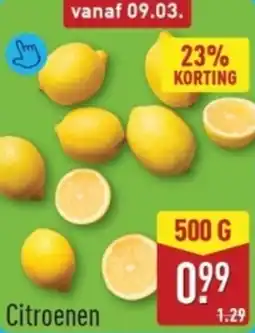 ALDI Citroenen aanbieding