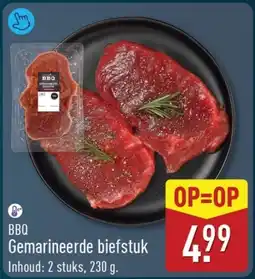 ALDI BBQ Gemarineerde biefstuk aanbieding