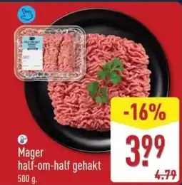 ALDI Mager half-om-half gehakt aanbieding