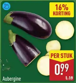 ALDI Aubergine aanbieding