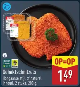 ALDI Gehaktschnitzels aanbieding