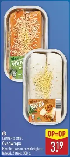ALDI Lekker & snel Ovenwraps aanbieding