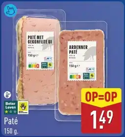 ALDI Paté aanbieding