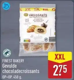 ALDI Finest bakery Gevulde chocoladecroissants aanbieding