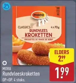 ALDI Mora Rundvleeskroketten aanbieding