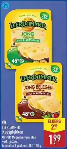 ALDI Leerdammer Kaasplakken aanbieding
