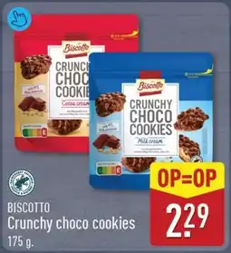 ALDI Biscotto Crunchy choco cookies aanbieding