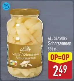 ALDI All Seasons Schorseneren aanbieding