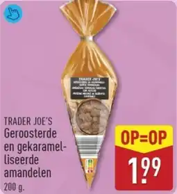 ALDI Trader joe's Geroosterde en gekarameliseerde amandelen aanbieding