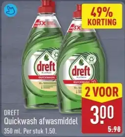 ALDI Dreft Quickwash afwasmiddel aanbieding