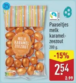 ALDI Paaseitjes melk karamel zeezout aanbieding