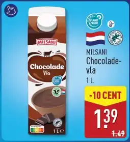 ALDI Milsani Chocoladevla aanbieding