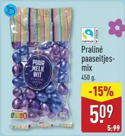 ALDI Praliné paaseitjes mix aanbieding
