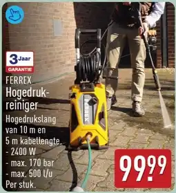 ALDI Ferrex Hogedrukreiniger aanbieding