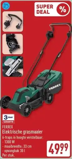 ALDI Ferrex Elektrische grasmaaier aanbieding