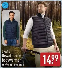 ALDI Crane Gewatteerde bodywarmer aanbieding