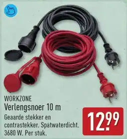 ALDI Workzone Verlengsnoer aanbieding