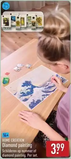 ALDI Home creation Diamond painting aanbieding