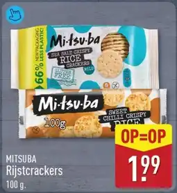 ALDI Mitsuba Rijstcrackers aanbieding