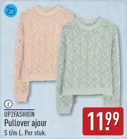 ALDI Up2fashion Pullover ajour aanbieding