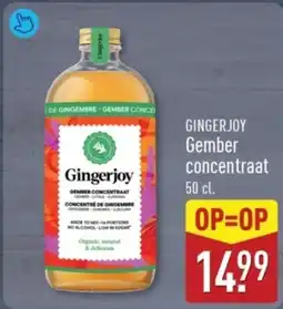 ALDI Gingerjoy Gember concentraat aanbieding