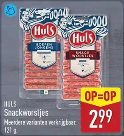 ALDI Huls Snackworstjes aanbieding