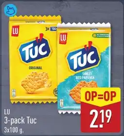ALDI Lu 3-pack Tuc aanbieding