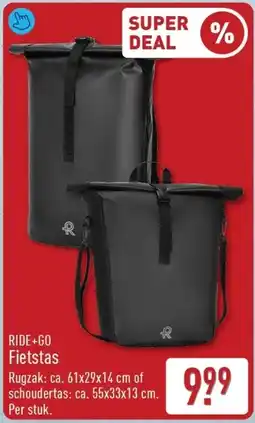 ALDI Ride+go Fietstas aanbieding